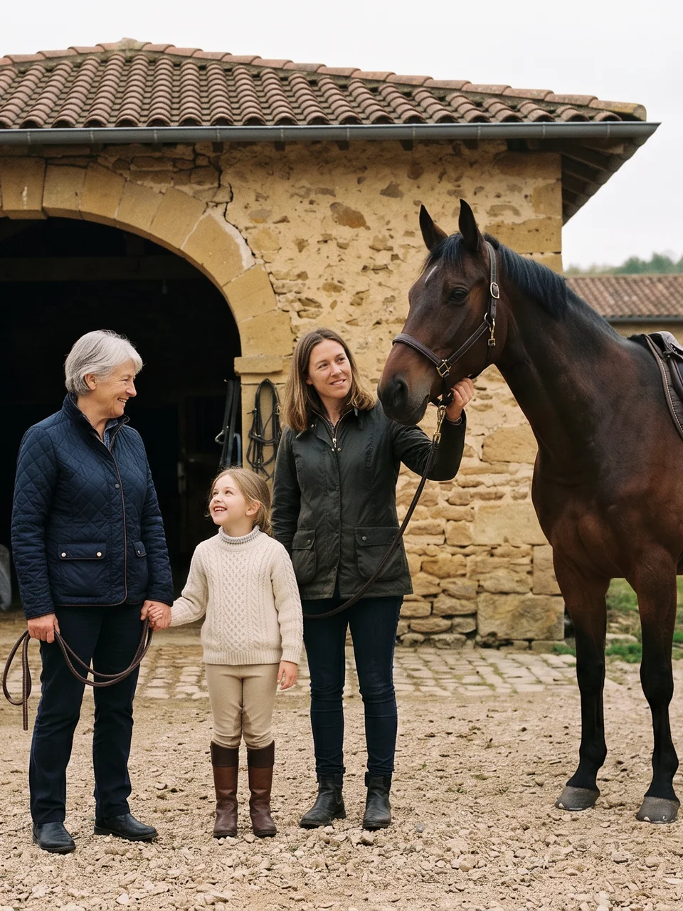 L'équipe, Le Nouvel Étrier Panissièrois, centre équestre à Panissières